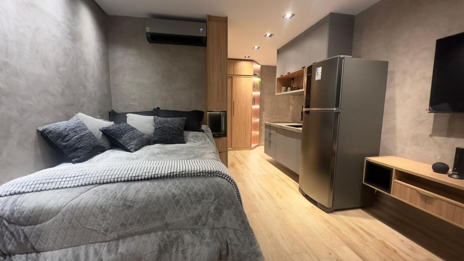 Studio Novo Mobiliado Proximo Metro Butanta São Paulo Eksteriør billede